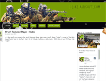 Tablet Screenshot of ilikeairsoft.com